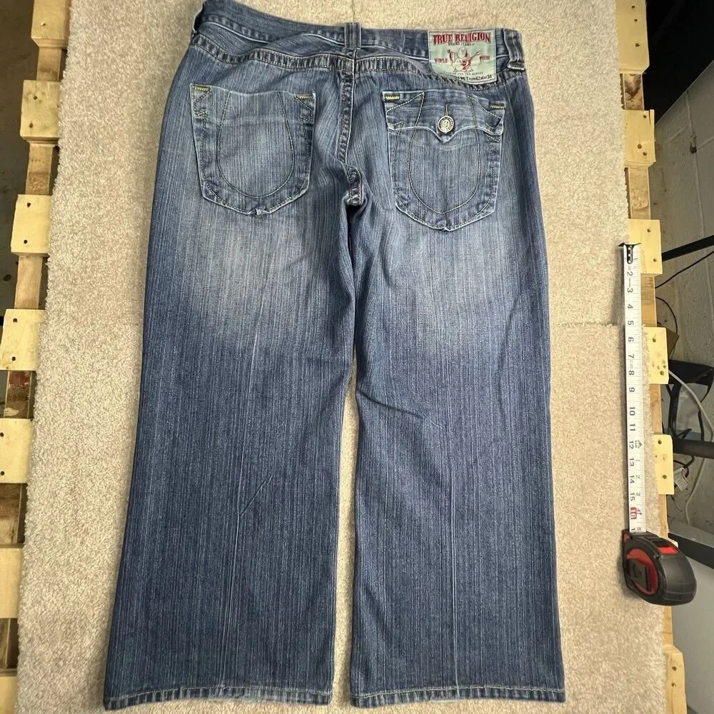 True Religion‎ Adam Big T Jeans Vintage 2007 Made in USA 42/34